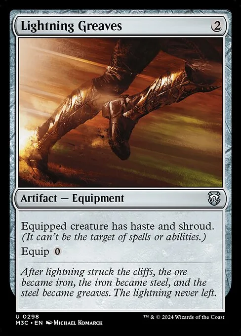 Lightning Greaves · Modern Horizons 3 Commander 298/398