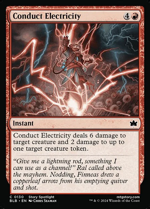 Conduct Electricity · Bloomburrow 130/398