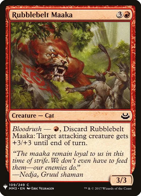Rubblebelt Maaka · The List MM3-109/5050