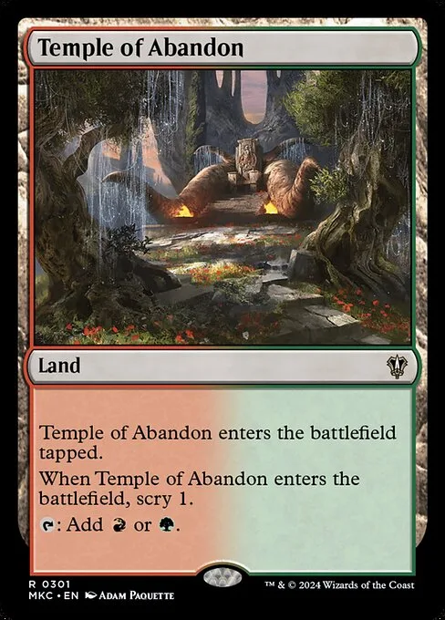 Temple of Abandon · Murders at Karlov Manor Commander 301/358