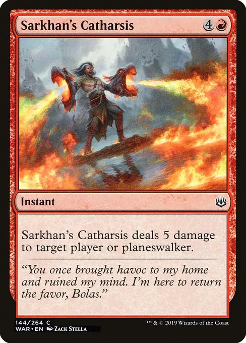 Sarkhan's Catharsis · War of the Spark 144/312