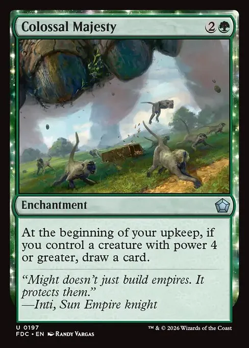 Colossal Majesty · Foundations Commander 197/3