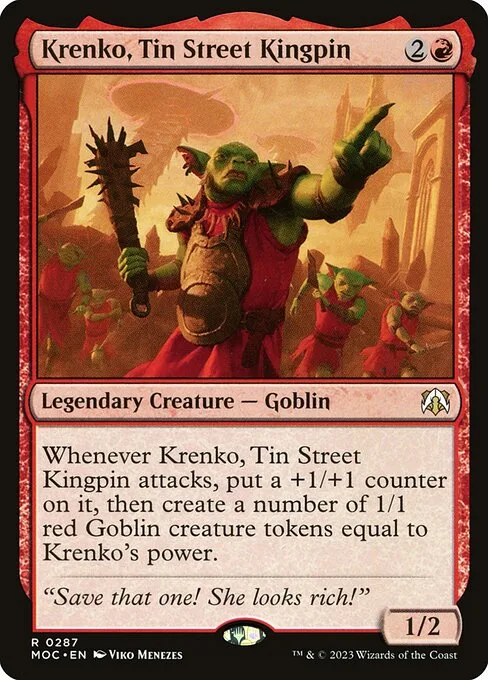 Krenko, Tin Street Kingpin · March of the Machine Commander 287/450