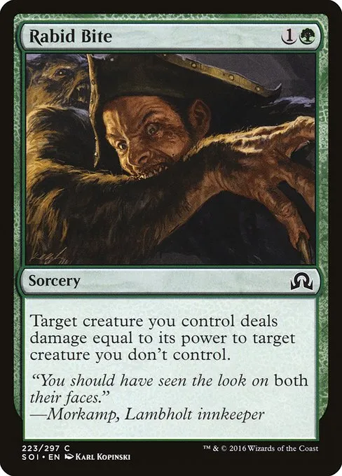 Rabid Bite · Shadows over Innistrad 223/302
