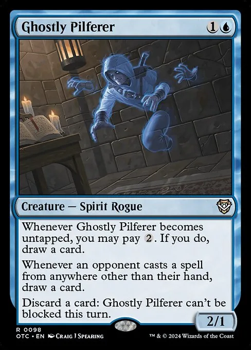 Ghostly Pilferer · Outlaws of Thunder Junction Commander 98/342