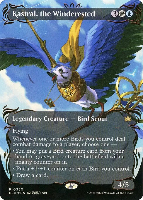 Kastral, the Windcrested · Bloomburrow 350/398