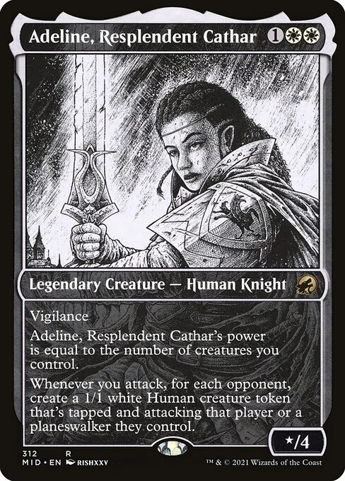 Adeline, Resplendent Cathar · Innistrad: Midnight Hunt 312/399