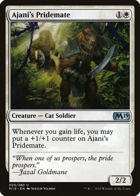 Ajani's Pridemate · Core Set 2019 5/314