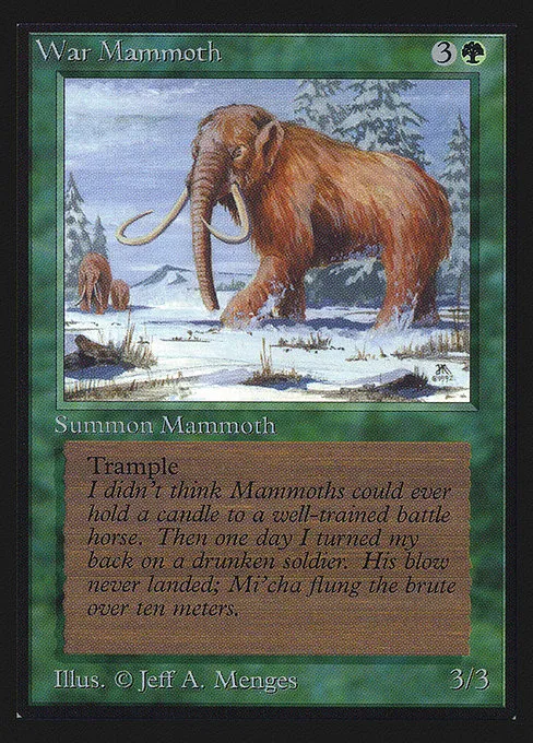 War Mammoth · Collectors' Edition 228/302