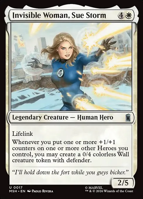 Invisible Woman, Sue Storm · Marvel Super Heroes 17/24