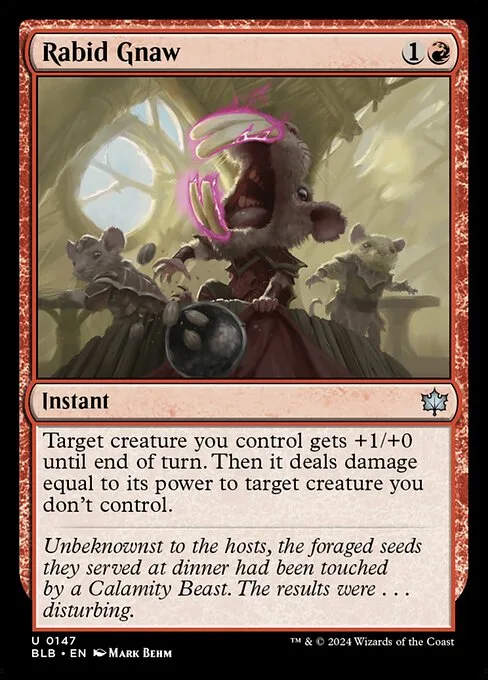 Rabid Gnaw · Bloomburrow 147/398