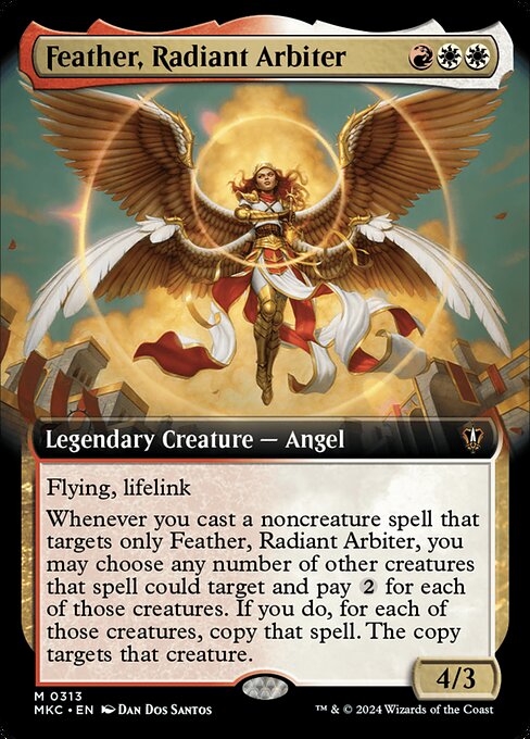 Feather, Radiant Arbiter · Murders at Karlov Manor Commander 313/358