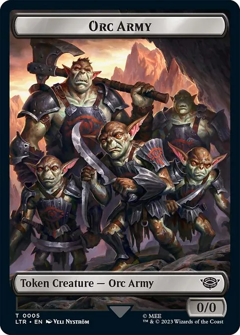 Orc Army · Tales of Middle-earth Tokens 5/25