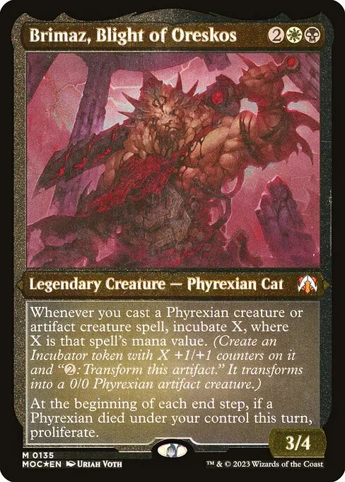 Brimaz, Blight of Oreskos · March of the Machine Commander 135/450