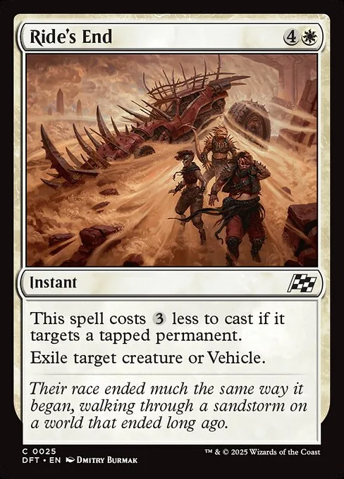 Ride's End · Aetherdrift 25/553
