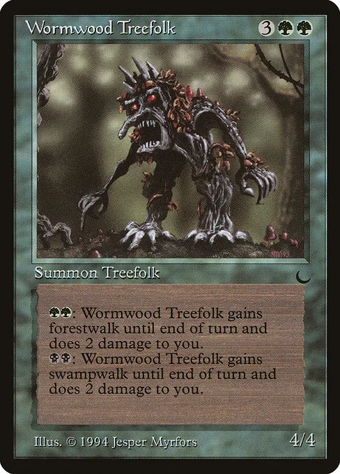 Wormwood Treefolk · The Dark 92/122