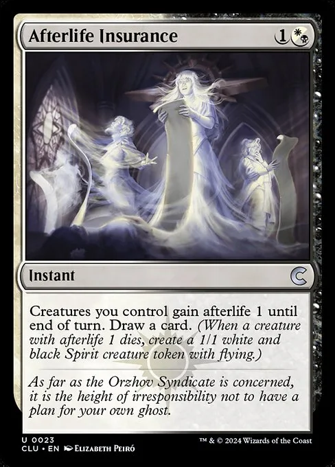 Afterlife Insurance · Ravnica: Clue Edition 23/284
