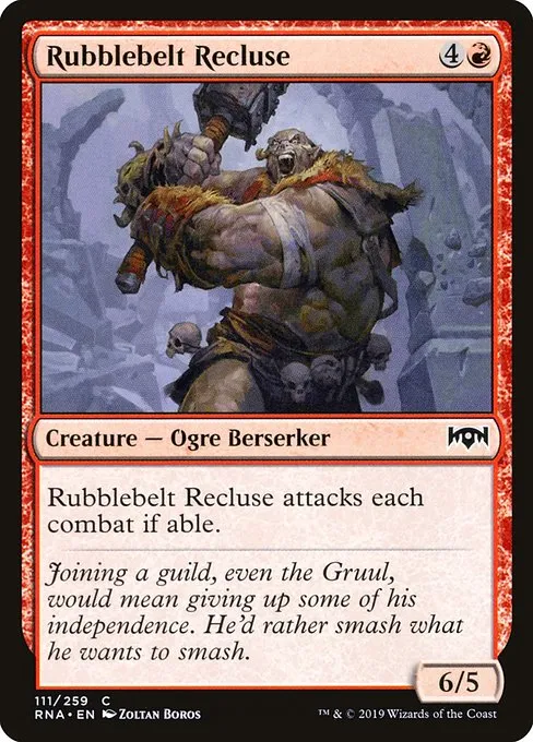 Rubblebelt Recluse · Ravnica Allegiance 111/273