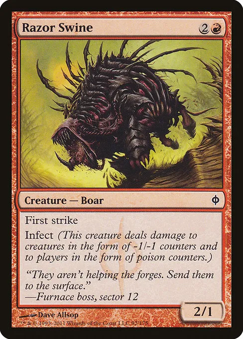 Razor Swine · New Phyrexia 92/175
