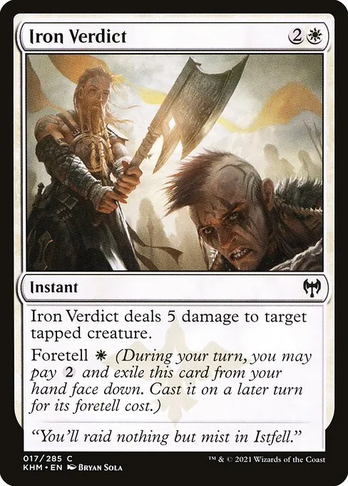 Iron Verdict · Kaldheim 17/425