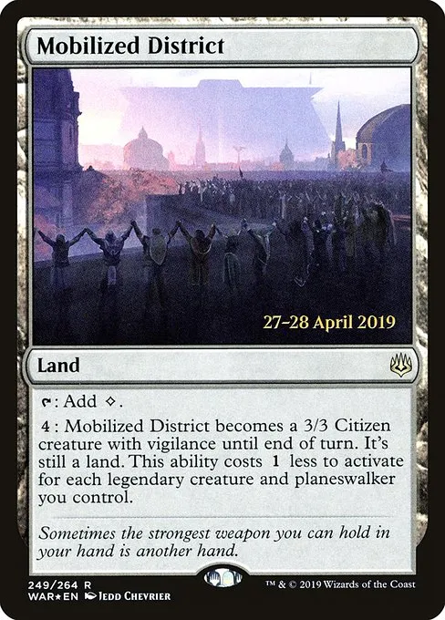 Mobilized District · War of the Spark Promos 249s/176