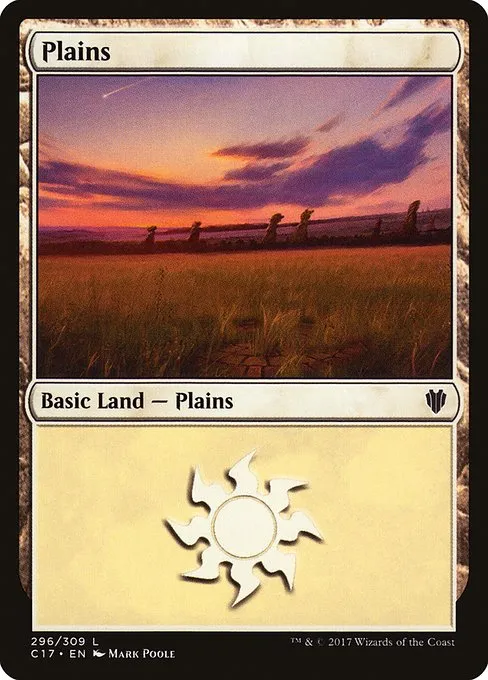 Plains · Commander 2017 296/309