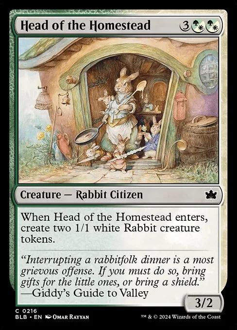 Head of the Homestead · Bloomburrow 216/398