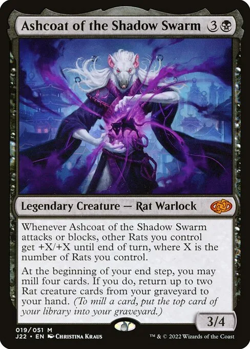 Ashcoat of the Shadow Swarm · Jumpstart 2022 19/835