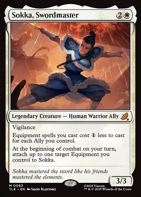 Sokka, Swordmaster · Avatar: The Last Airbender Eternal 83/317