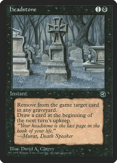 Headstone · Homelands 52/140
