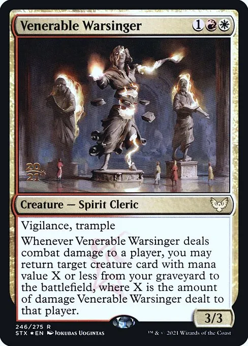 Venerable Warsinger · Strixhaven: School of Mages Promos 246s/164