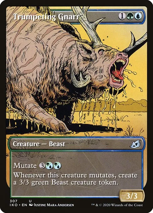 Trumpeting Gnarr · Ikoria: Lair of Behemoths 307/390