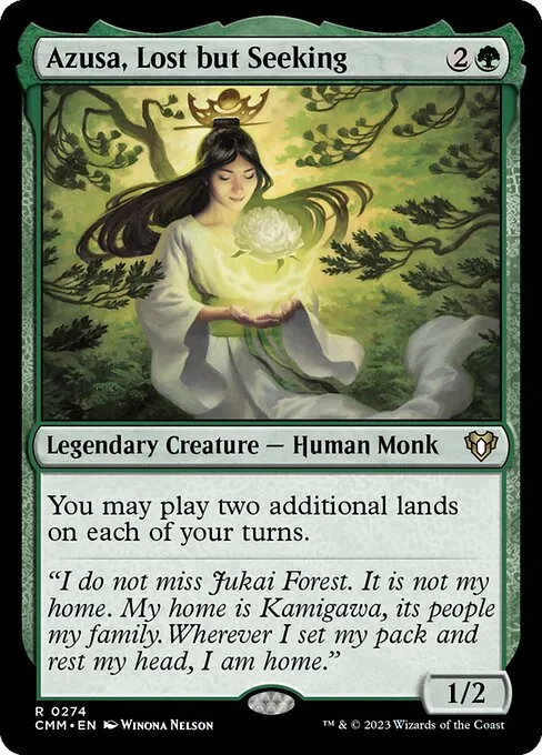 Azusa, Lost but Seeking · Commander Masters 274/1067