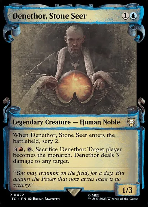 Denethor, Stone Seer · Tales of Middle-earth Commander 422/591