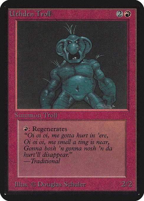 Uthden Troll · Limited Edition Alpha 180/295
