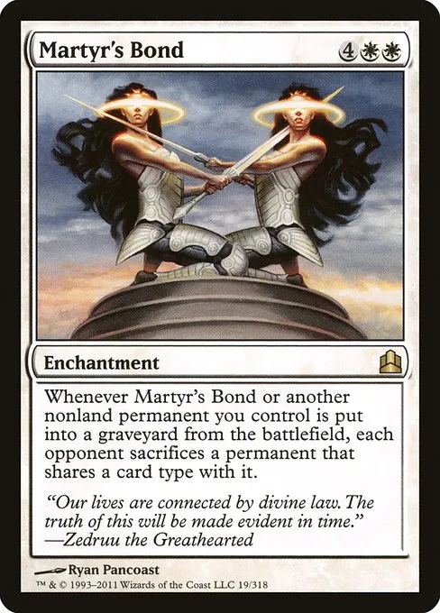 Martyr's Bond · Commander 2011 19/318