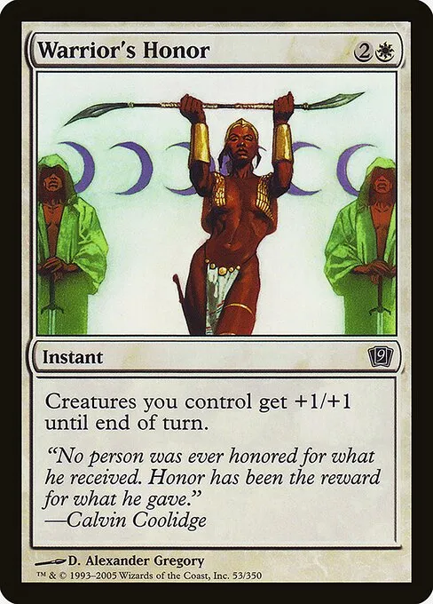 Warrior's Honor · Ninth Edition 53★/710
