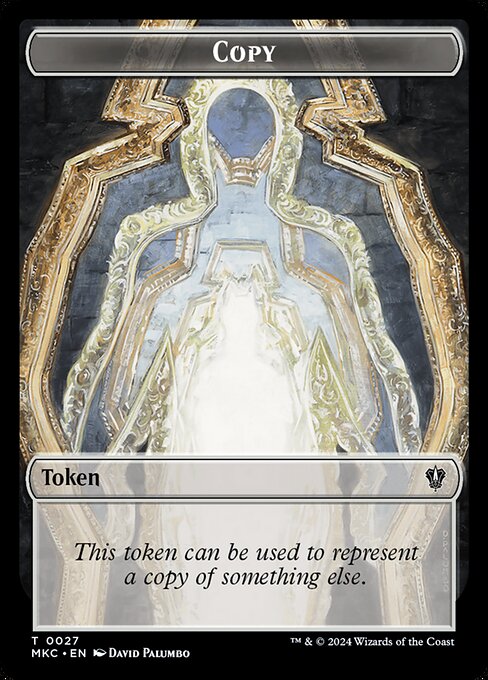 Copy · Murders at Karlov Manor Commander Tokens 27/31