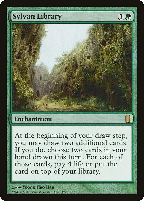 Sylvan Library · Commander's Arsenal 17/18