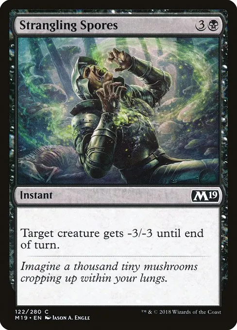Strangling Spores · Core Set 2019 122/314