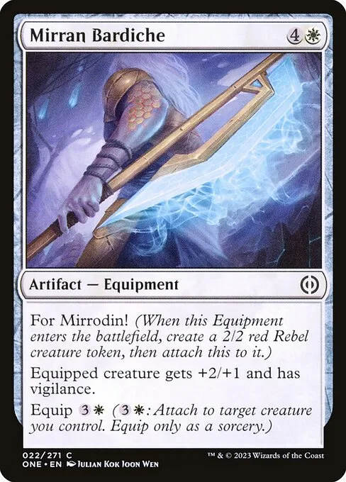 Mirran Bardiche · Phyrexia: All Will Be One 22/479