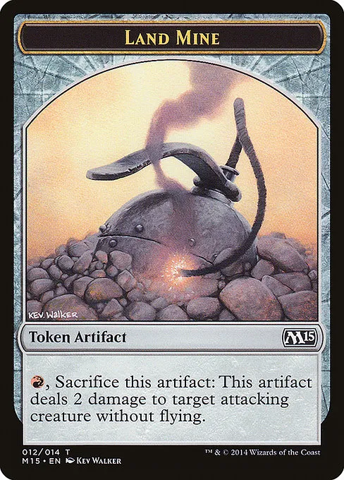 Land Mine · Magic 2015 Tokens 12/14