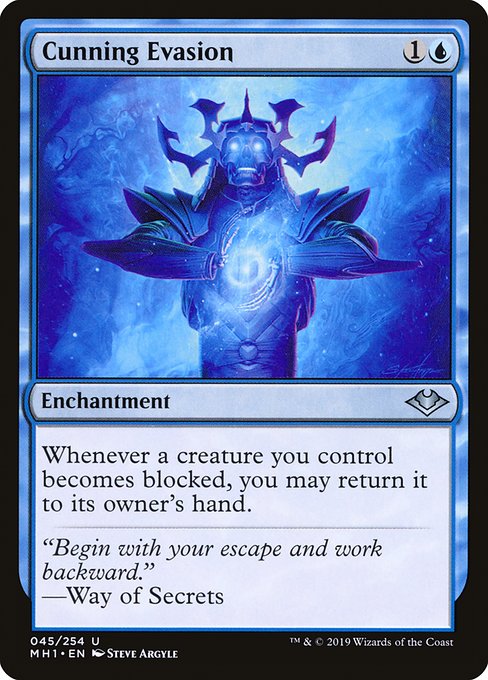 Cunning Evasion · Modern Horizons 45/255