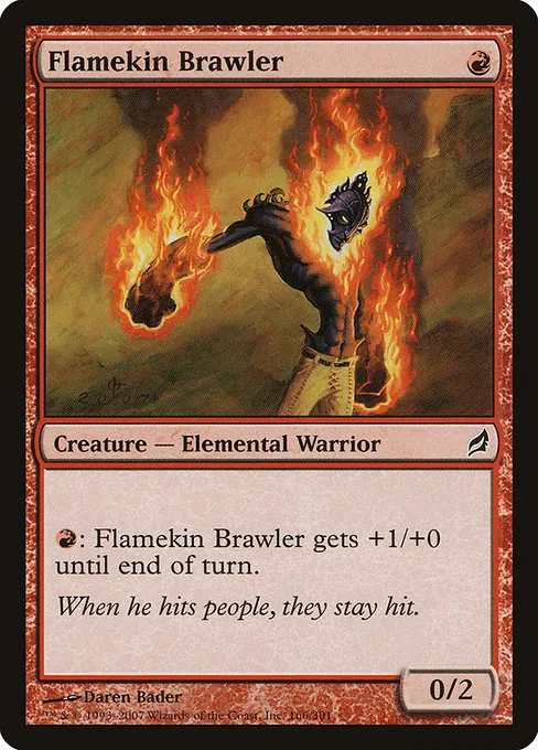 Flamekin Brawler · Lorwyn 166/301