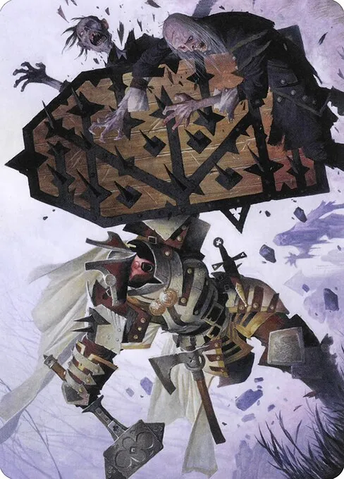 Estwald Shieldbasher // Estwald Shieldbasher · Crimson Vow Art Series 9/81
