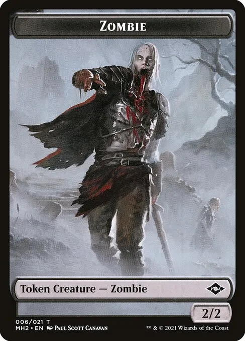 Zombie · Modern Horizons 2 Tokens 6/21