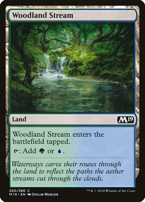Woodland Stream · Core Set 2019 260/314