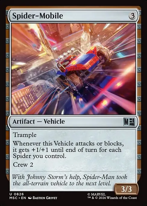 Spider-Mobile · Marvel Super Heroes Commander 826/9
