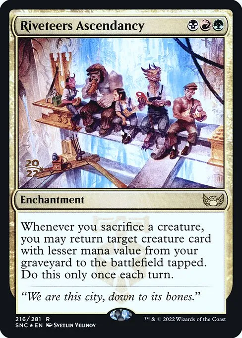 Riveteers Ascendancy · Streets of New Capenna Promos 216s/161