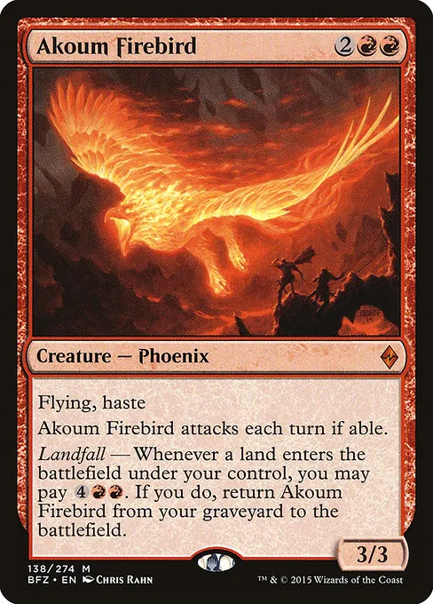 Akoum Firebird · Battle for Zendikar 138/299